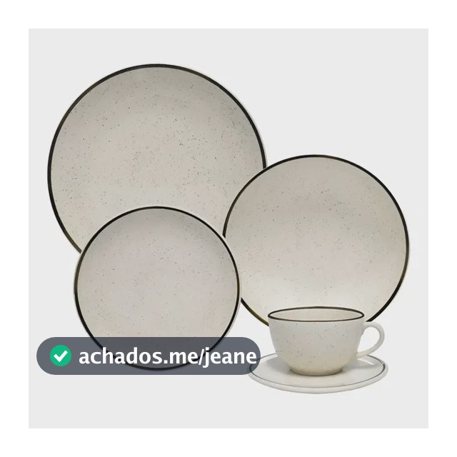 Jogo De Jantar E Chá 20 Peças Unni Brisa Oxford Aw20-5903