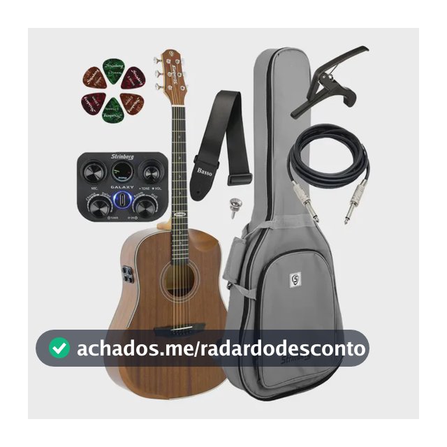 Violão Elétrico Strinberg Sd301hcr Galaxy Mahogany Satin Mgs