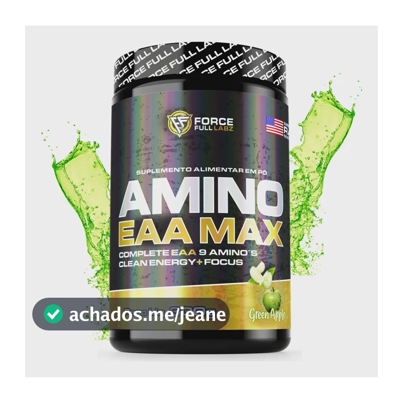 Aminoácidos Essenciais Eaa9 Force Full Labz Pré Pós Treino Maçã Verde 300g
