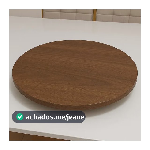 Prato Giratório Centro De Mesa 40cm Tábua Para Mesa Gourmet