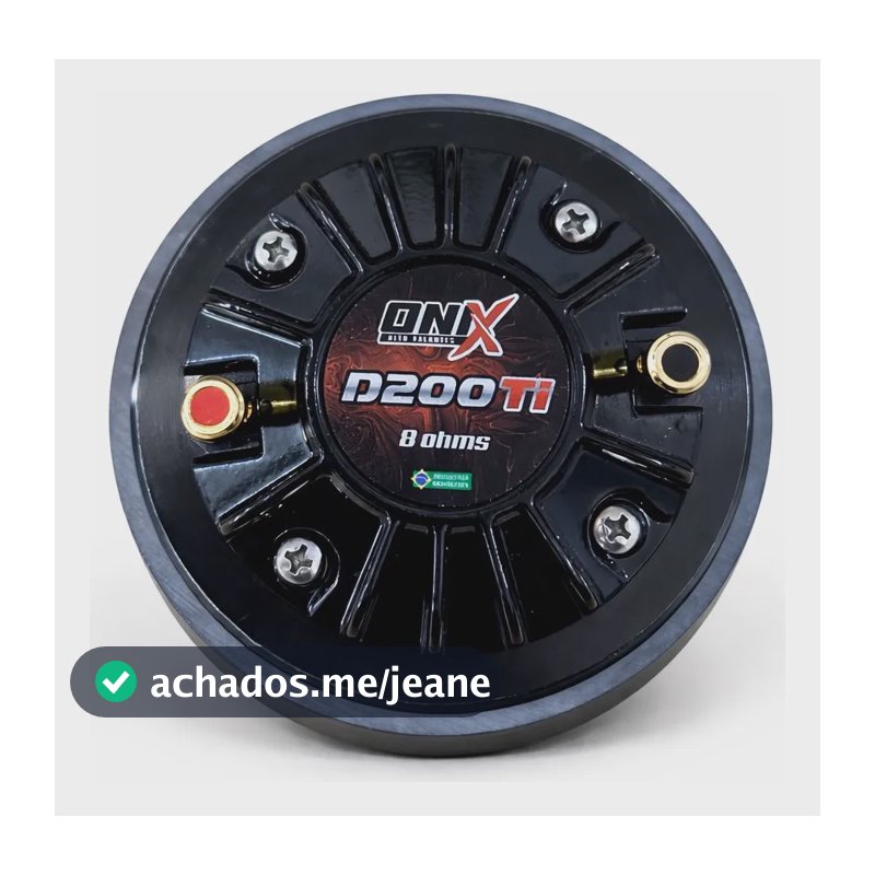 Driver Polimidia Onix Audio D200 Ti 100 Rms 8 Ohms Titanium