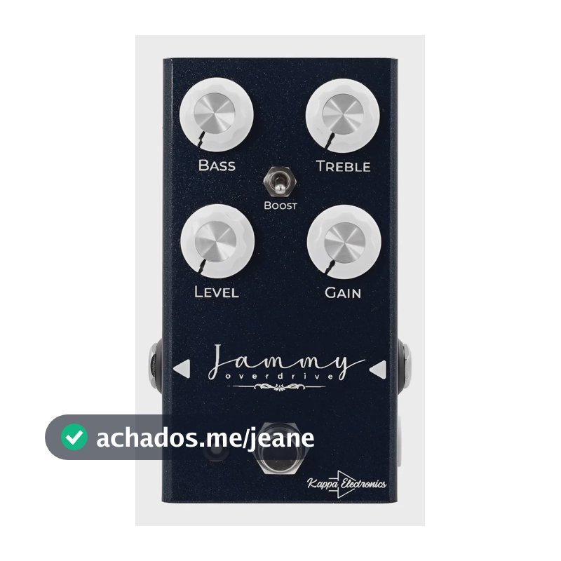 Pedal Jammy Overdrive Kappa Electronics Azul
