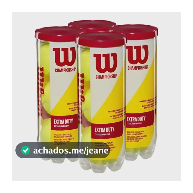 Bolas De Tenis Wilson Championship Extra Duty 12 Unidades