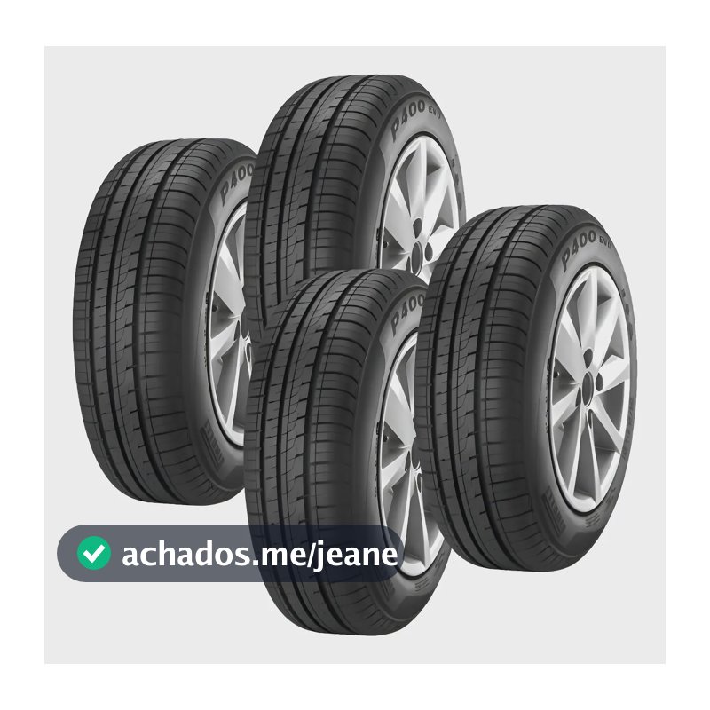 Kit 4 Pneus Pirelli Aro 16 P400 Evo 205/55 R16 91v V