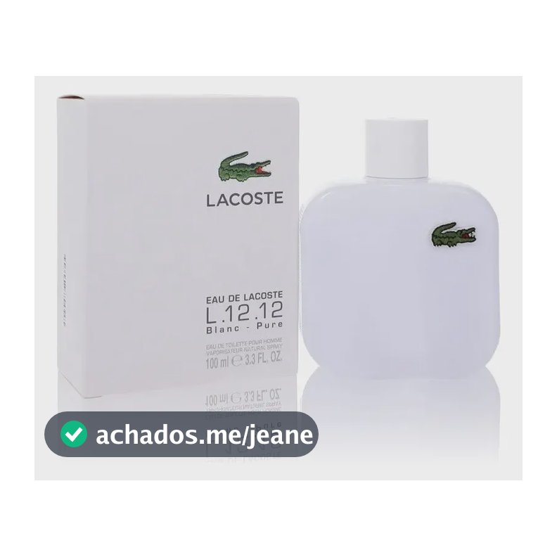 Lacoste L.12.12 Blanc Edt - Perfume Masculino 100ml
