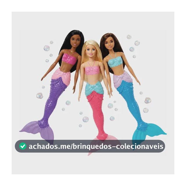 Boneca Barbie Sereia Básica Dreamtopia Arco Iris Original