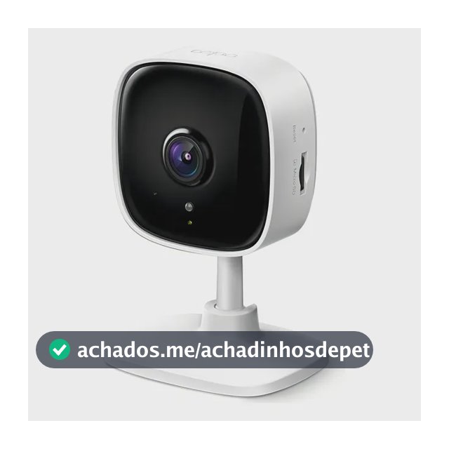 TP-Link Tapo C100 Câmera de Segurança Wi-Fi Interna Full HD 1080p, Visão Noturna até 9 m, Detecção de Movimento, Áudio Bidirecional, Alarme, ONVIF, Alexa e MicroSD até 512 GB