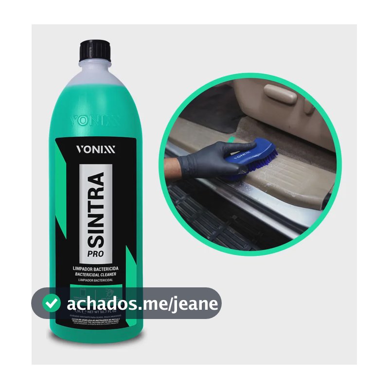 Limpador Interno Bactericida Concentrado Vonixx Sintra Pro Para Carro 1,5 L
