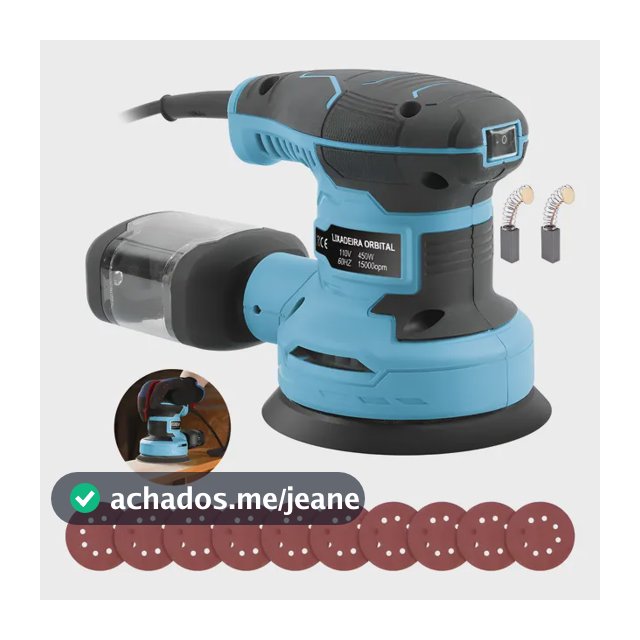Lixadeira Elétrica Professional Dobevi 15000 Opm Com Coletor 110v Azul 50hz/60hz