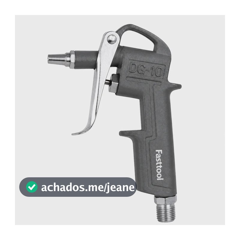 Pistola De Ar Comprimido 1/4 Para Limpeza Encaixe Rosca