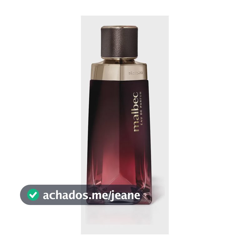 Malbec Eau De Parfum O Boticário Masculino Original 90ml