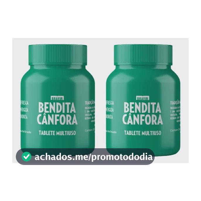 Bendita Cânfora Pote Com 30 Kit Com 2