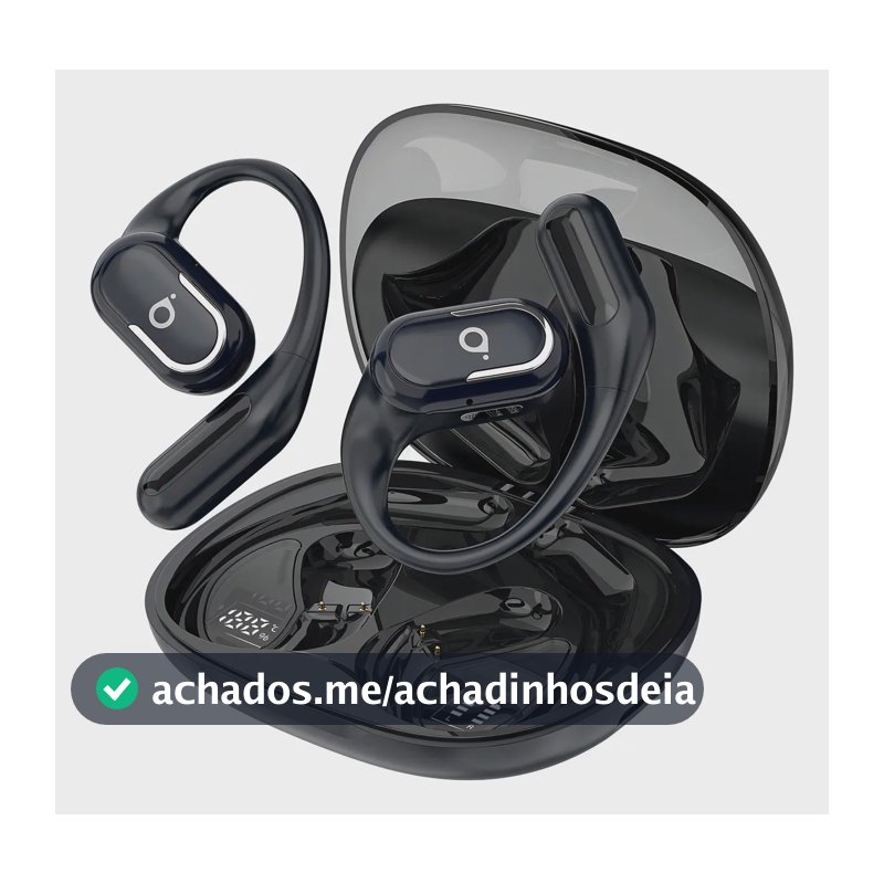 Fone de Ouvido Esportivo Basike TWS Com Bluetooth 6.0 e Bateria de 60h