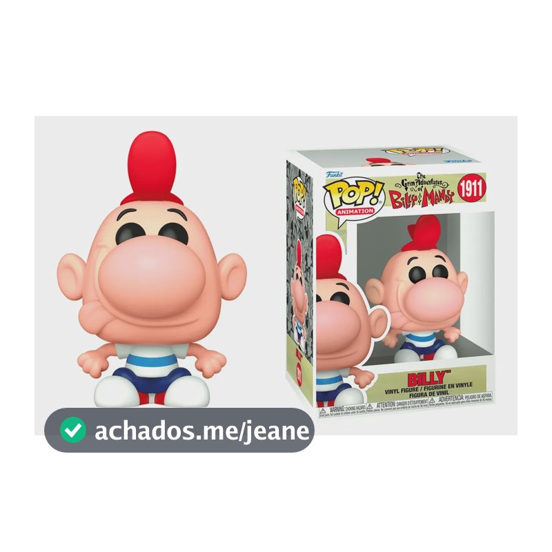 Funko Pop Animation The Grim Adventures Of Billy & Mandy Bil