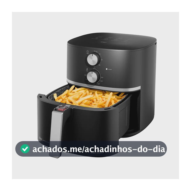 Fritadeira Elétrica Air Fryer Wap Wafg2s 5 Litros Com Revestimento Antiaderente 1500w 220v
