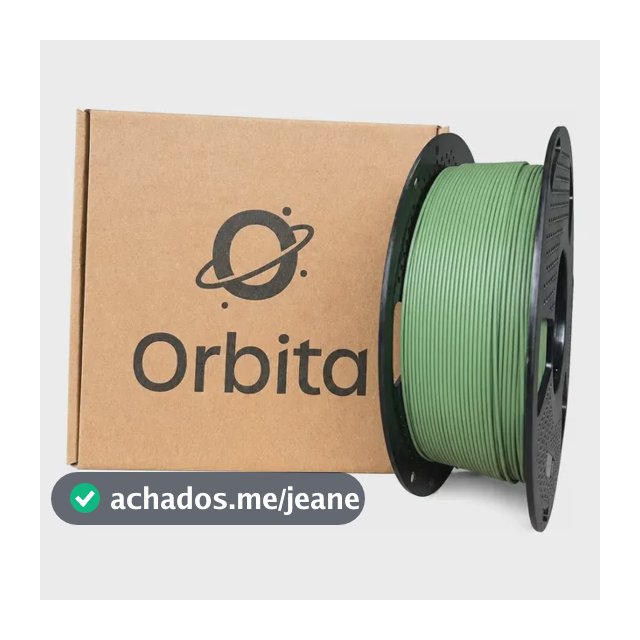 Filamento Pla Para Impressora 3d Orbita 1,75 Mm 1 Kg Verde Oliva Fosco