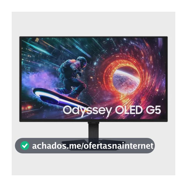 Samsung Odyssey Oled G5 27 , Qhd, 180hz, 0.03ms, G-sync Preto 127/220v