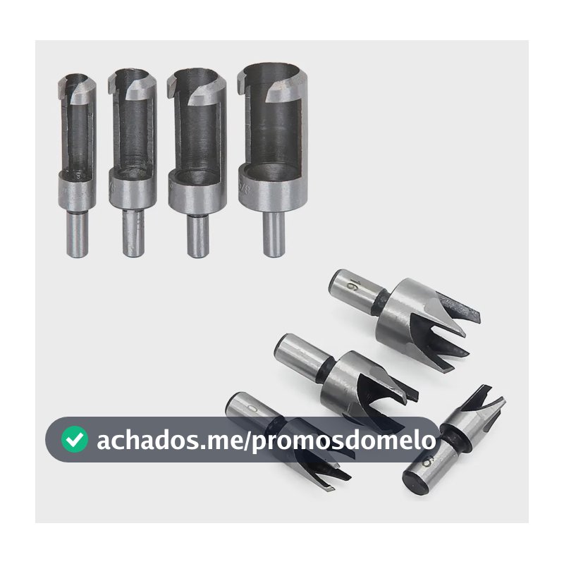 Kit Brocas Cavilha E Tampão Madeira Móveis Mdf Marcenaria