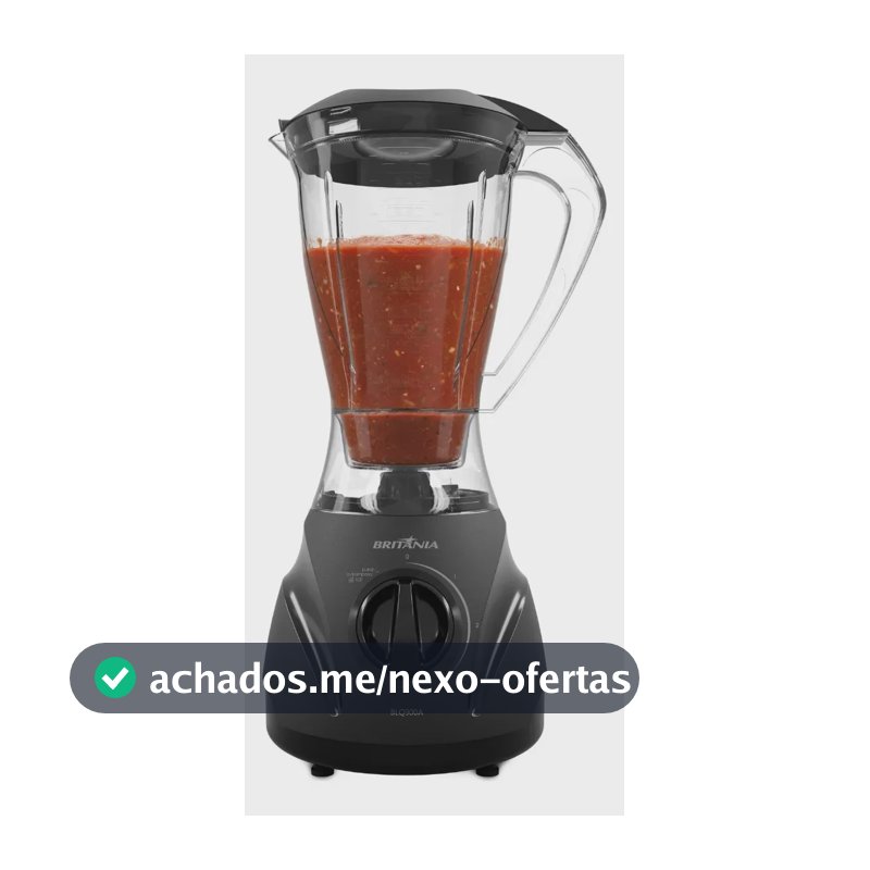 Liquidificador Britânia 600w Blq900a Preto