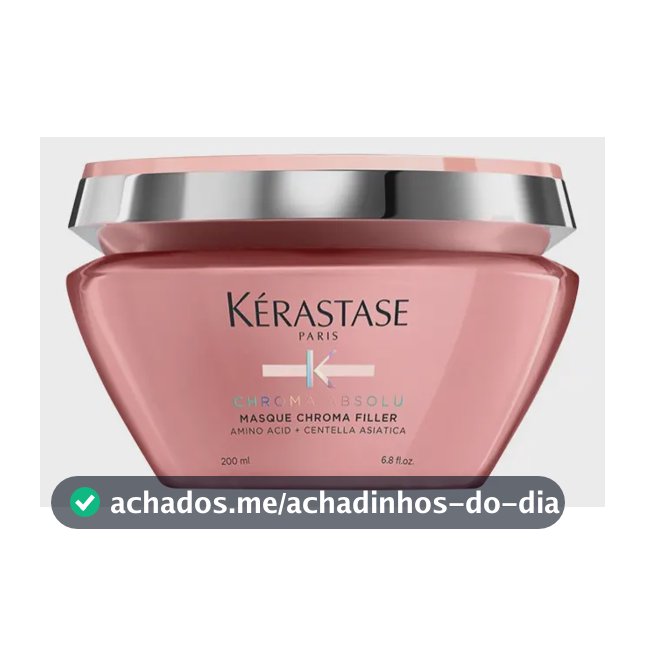 Máscara Capilar Kérastase Chroma Absolu Filler, Para Cabelos Porosos, Sensíveis ou Danificados 200ml