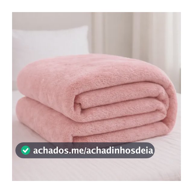 Coberta Manta Soft Casal Microfibra Anti-alérgica Dupla Face