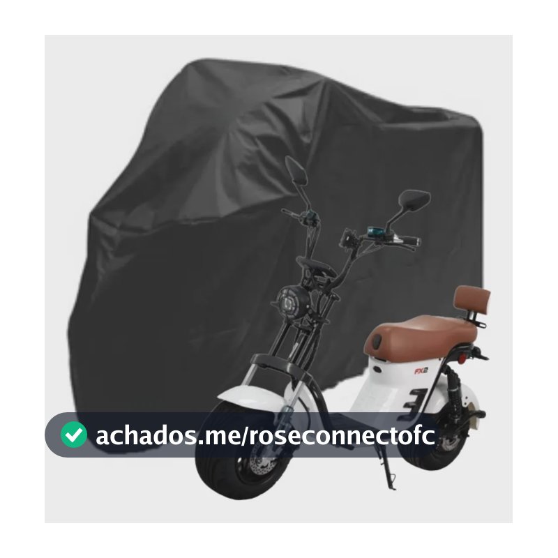 Capa Impermeável Para Bicicleta Proteção Completa Bike Preto Padrão