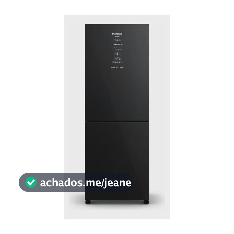 Refrigerador 2 Portas 467l Nr-bt41pd2w Bivolt Panasonic Preto