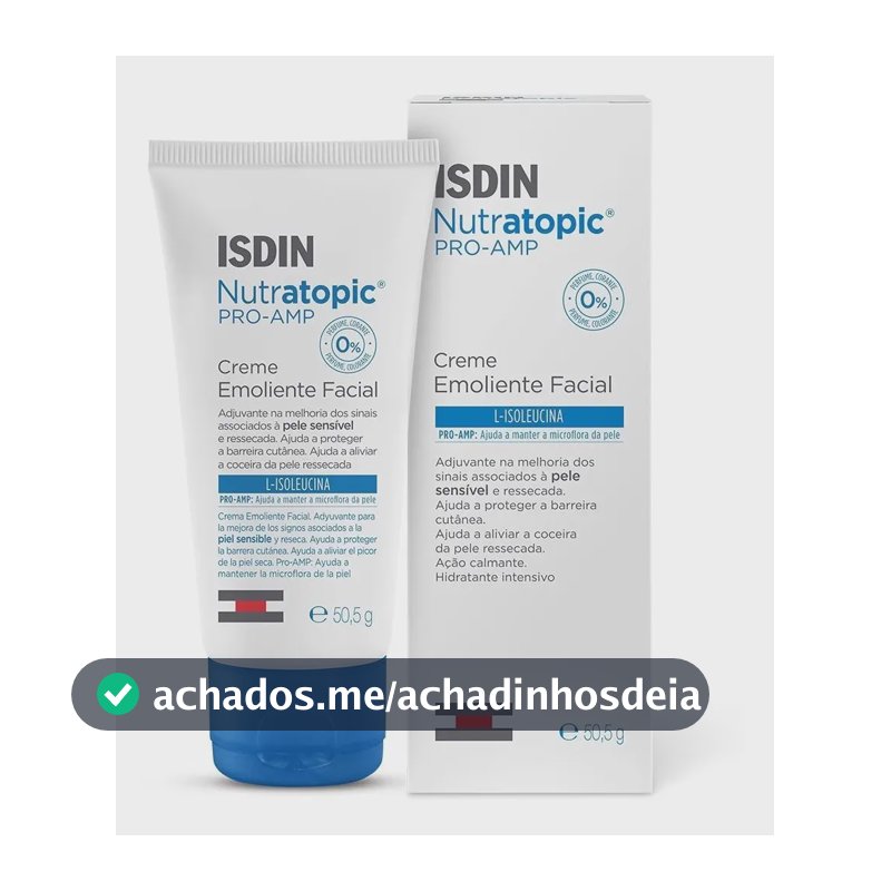 ISDIN Creme Facial para Pele Sensível Nutratopic Pro AMP 50,5g
