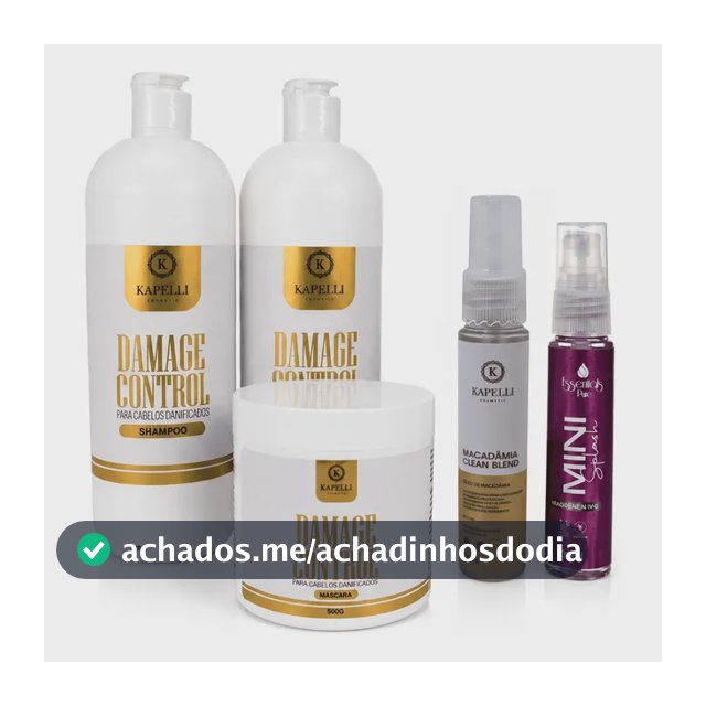 Tratamento Capilar 5x1 Shampoo Condicionador Óleo Máscara