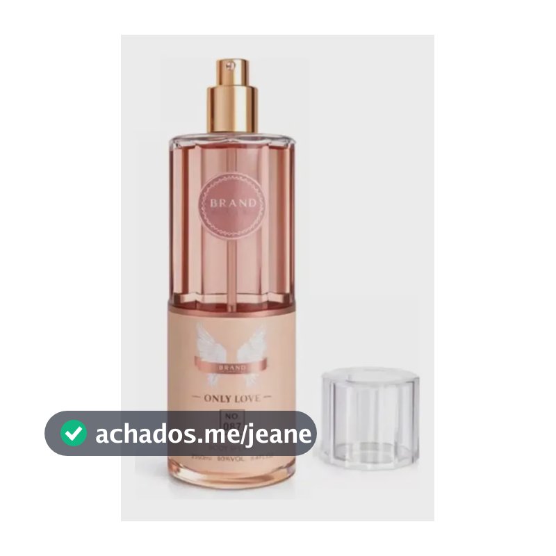 Body Splash Brand Only Love Feminino 250ml - 087  Deli