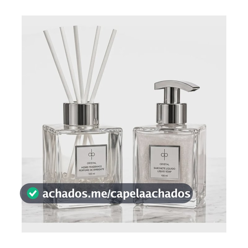 Kit - Aromatizador & Sabonete Crystal(chá Branco) Di Piettro