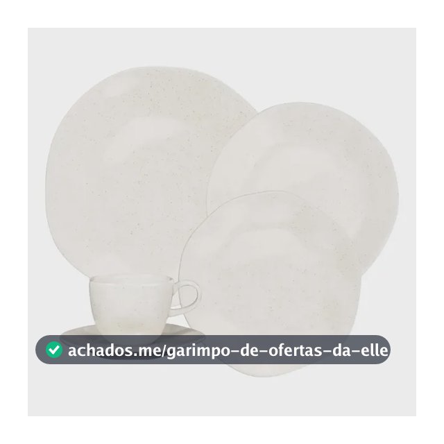 Aparelho De Jantar Oxford 20 Peças Ryo Areia