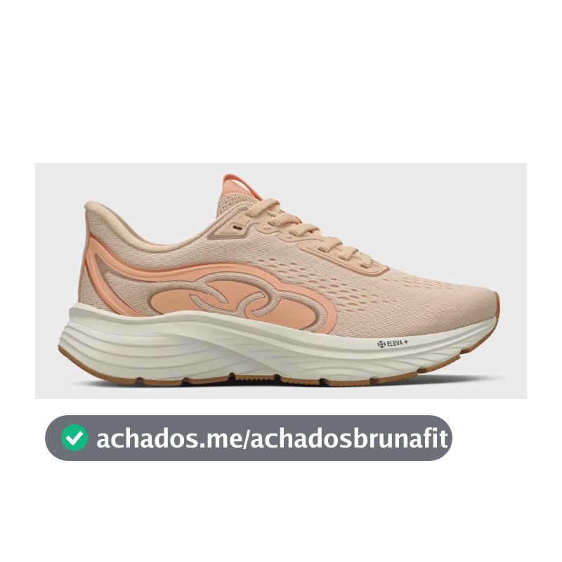 Tênis Feminino Veloz 3 Olympikus Pessego Claro Liso 34 Br