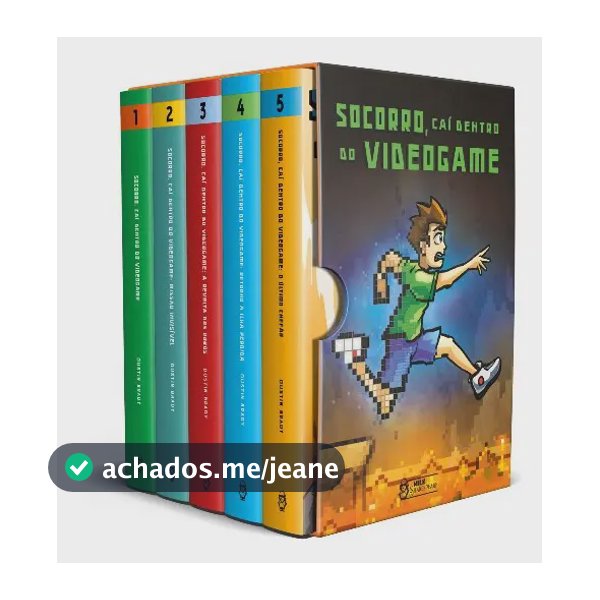 Box – Socorro, caí dentro do videogame - Brady, Dustin - Milk Shakespeare - Capa Mole