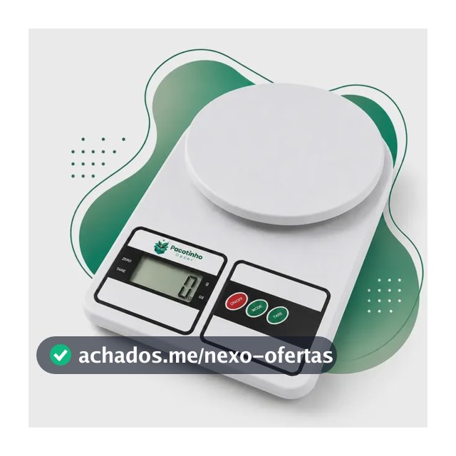 Balança Digital Precisão 10kg Cozinha Fitness Dieta Confeitaria Profissional Branca Pacotinho Decoração