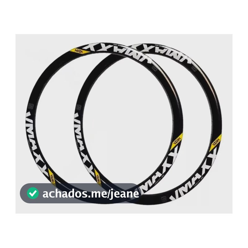Par Folha Aro Parede Dupla 29 Bike Vzan Vmaxx Sl S/ Ilhos Disco 36f Preto