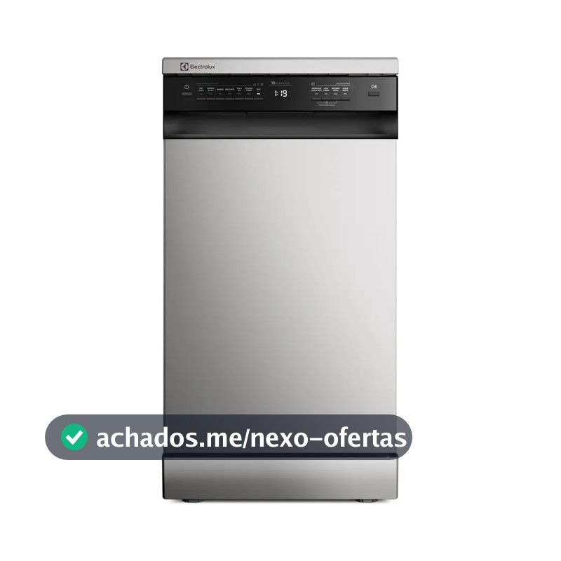 Lava-louça Electrolux 10 Serviços Inox Lava E Seca 50' Ls10e Prateado