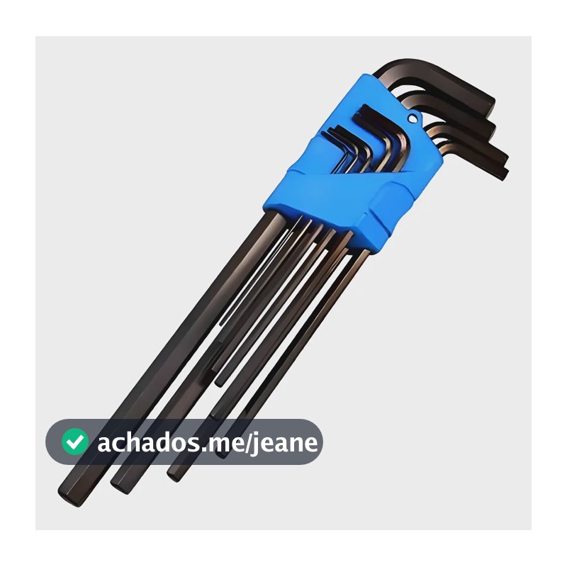 Jogo De Chave Allen Longa 1,5 A 10mm Com 9 Peças Gedore 12303