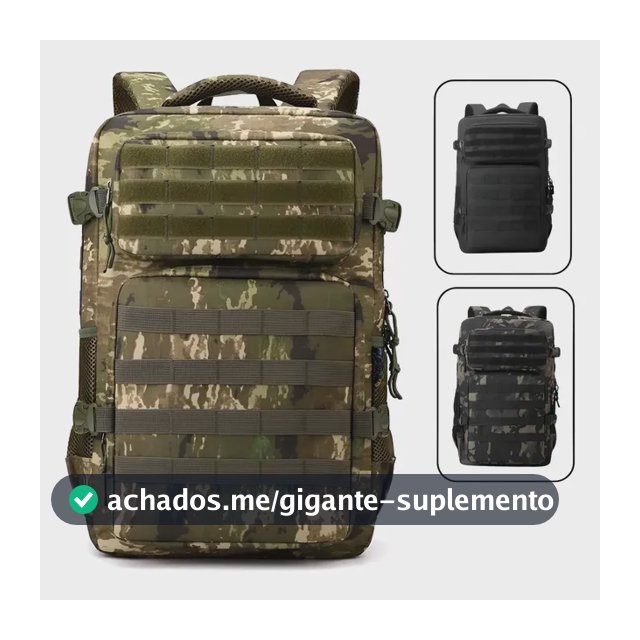 Mochila Tática Militar Impermeável 30 Litros Super Reforçada