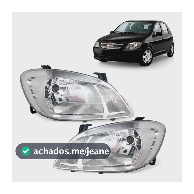 Par Farol Celta 2007 A 2015 Prisma 2006 A 2012 Cromado
