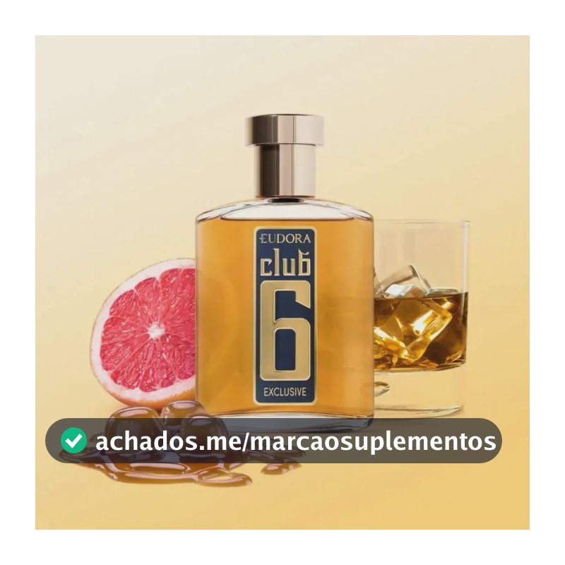 Perfume Masculino Eudora Club 6 Exclusive 95 mL