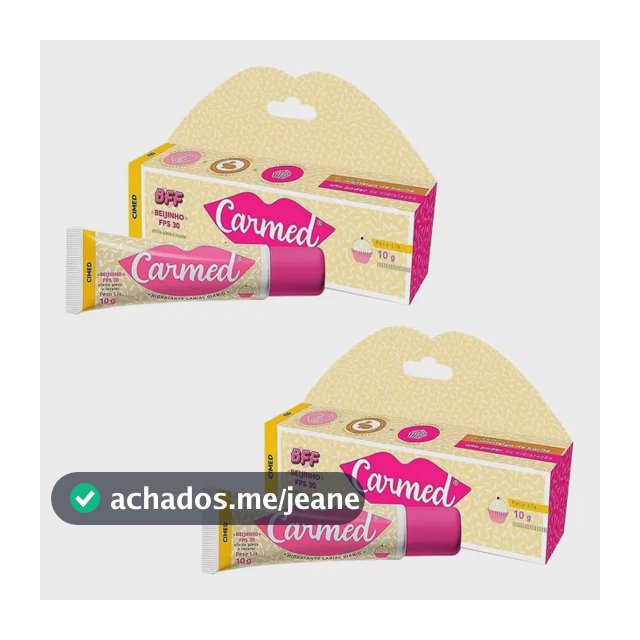Kit 2 Unidades Hidratante Labial Carmed Bff Beijinho Fps30 1