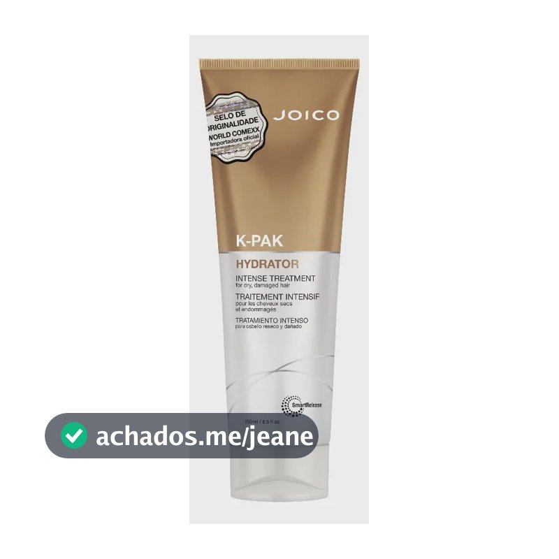 Máscara Joico K-pak Intense Hydrator 250ml Original C/ Nf