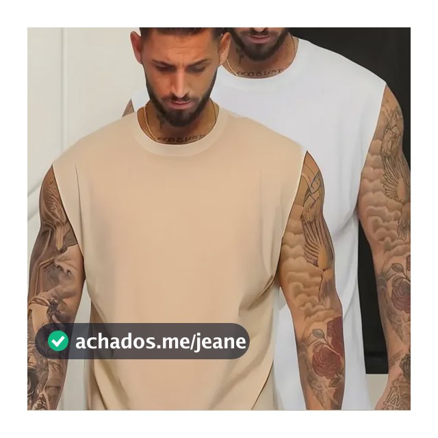 Kit Camiseta Regata Alongada Oversized C/3 Machao