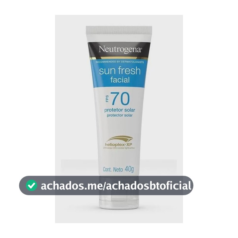 Protetor Solar Facial Neutrogena Sun Fresh FPS 70, 40g
