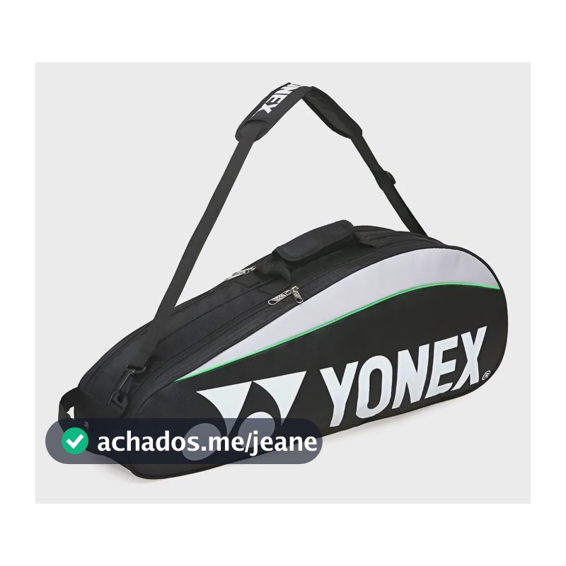 Raqueteira Yonex X3 Para Tênis E Badminton Preto