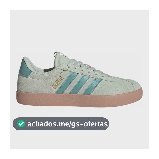 Tênis Feminino Vl Court 3.0 adidas Verde Liso 37 Br