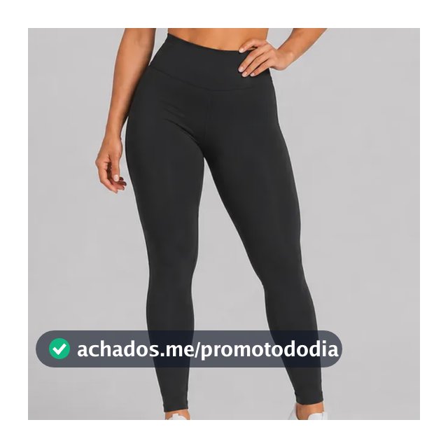 Calça Legging Feminina Cintura Alta Flanelada Treino Fitness