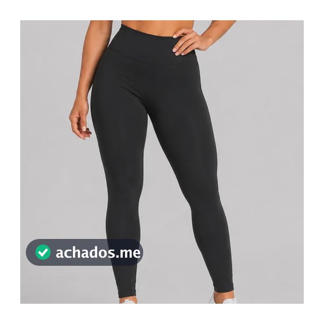 Calça Legging Feminina Cintura Alta Flanelada Treino Fitness