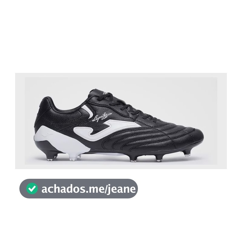 Chuteira De Campo Joma Aguila Cup Preta Profissional Preto 39